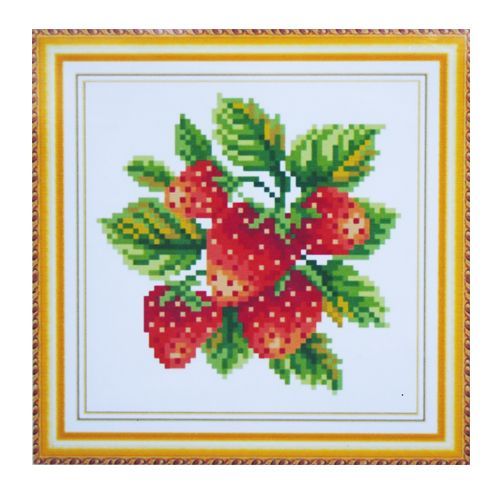 7483 Мозаика "Клубника", 16*16см фото 1 &mdash; PalitraMastera