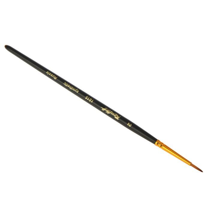 Синтетика кр.п/колонок ручка кор.черная № 02 /Roubloff /1S15 ЖS1-02,05Ж — PalitraMastera