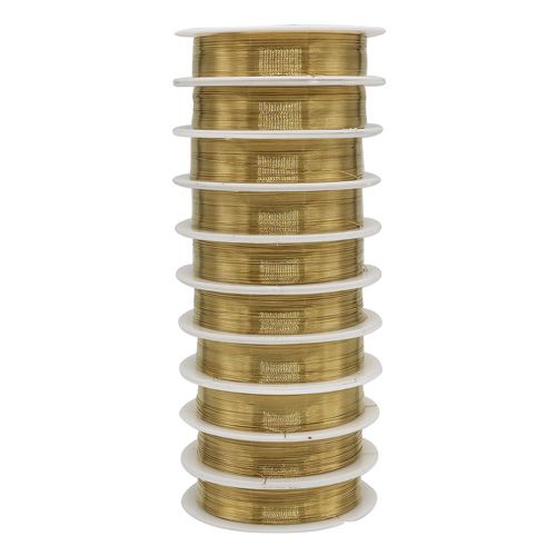 Проволока 0,3мм*30м (золото) фото 1 &mdash; PalitraMastera