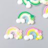 Декор для творчества резина "Радуга" 1 шт МИКС 2,3х3,4 см  9228050 фото 1 — PalitraMastera