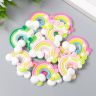 Декор для творчества резина "Радуга" 1 шт МИКС 2,3х3,4 см  9228050 фото 2 — PalitraMastera