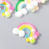 Декор для творчества резина "Радуга" 1 шт МИКС 2,3х3,4 см  9228050 фото 3 — PalitraMastera