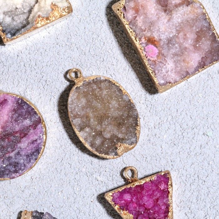 Брелок "Минерал Скол", в проволоке, микс  9923015 фото 1 — PalitraMastera