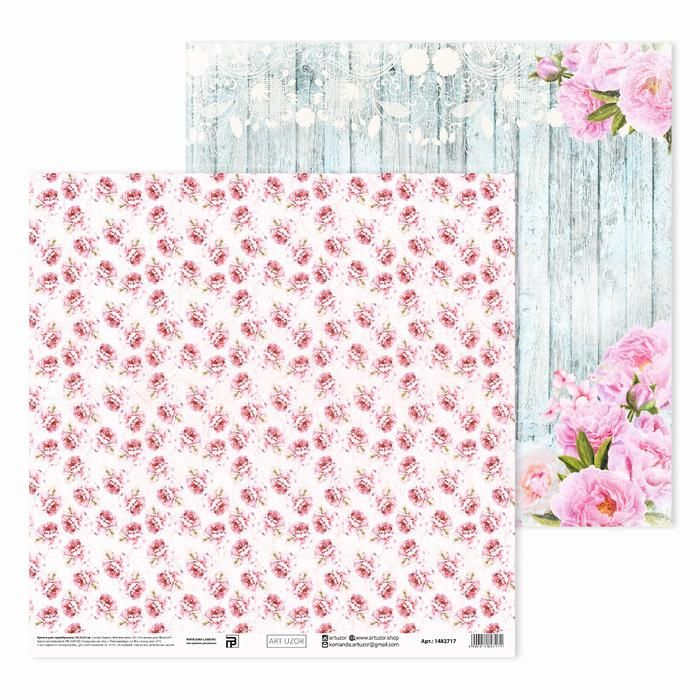 Бумага для скрапбукинга «Мечтай», 30.5 ? 30.5 см, 180 г/м фото 1 — PalitraMastera