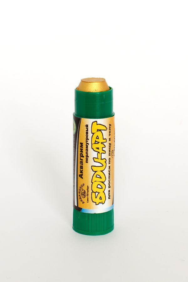 Аквагрим "Боди-арт", карандаш 15 гр,  золото  1552620 фото 1 &mdash; PalitraMastera