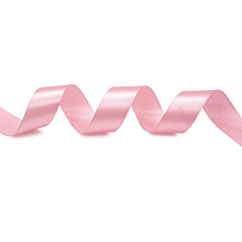 Лента атласная 2,5см*22,86м (020 пыльно-розовый) фото 1 — PalitraMastera