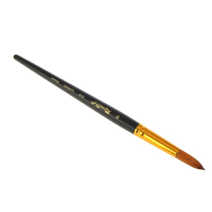 Синтетика кр.п/колонок ручка кор.черная № 10 /Roubloff /1S15 ЖS1-10,05Ж фото 1 — PalitraMastera