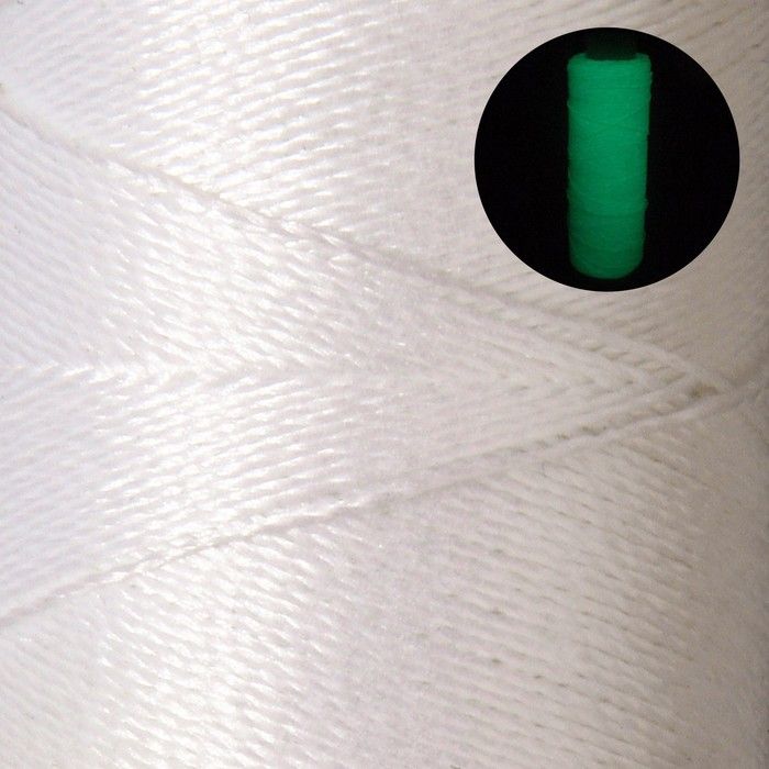 Нитки для вышивания люминесцент (фас 10шт цена за шт) 200±1ярд белый Gamma 9559899 — PalitraMastera