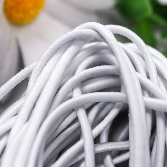 Резинка для творчества &quot;Fabrika Decoru&quot; круглая 2мм Белая 7587081 — PalitraMastera