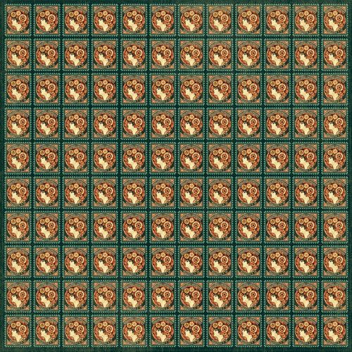 Бумага для скрапбукинга 30*30 см 170 гр/м Ephemera Extraordinare 4500262 АКЦИЯ!!!--- фото 1 &mdash; PalitraMastera