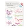 Набор штампов для раскрашивания "Приглашение на свадьбу", 14 х18 см  1512201 фото 1 — PalitraMastera