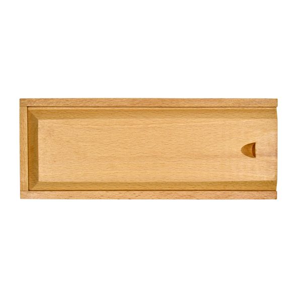 Пенал деревянный (вяз) для кистей, размер 27х10,5х3,5 см, SFE0210 фото 1 — PalitraMastera
