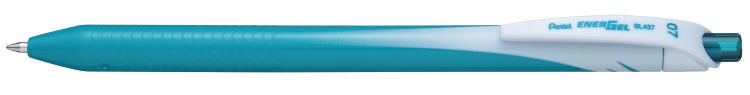 Гелевая ручка автомат. Energel, одноразовая, бирюзовый стержень, 0,7 мм — PalitraMastera