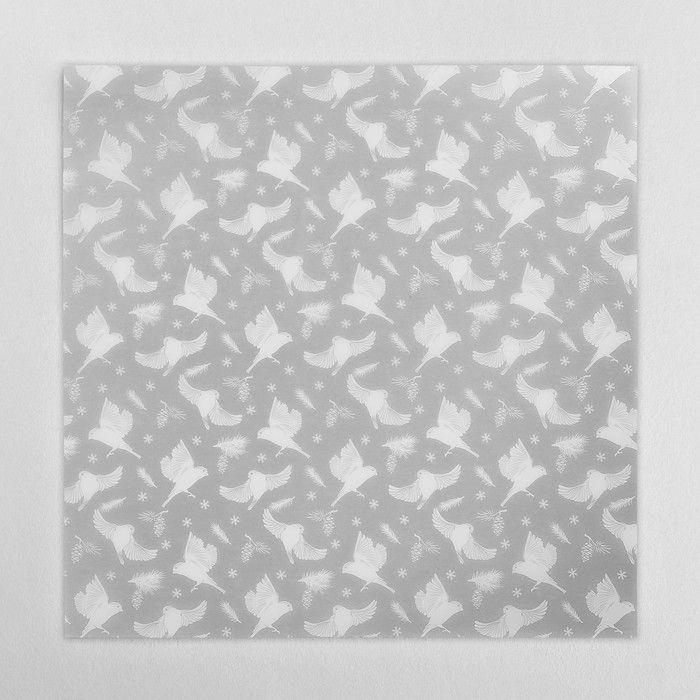 Калька декоративная «Снегири» 30,5 х 30,5 см  4387995 фото 1 — PalitraMastera