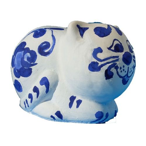 котик (гжель) фото 1 &mdash; PalitraMastera