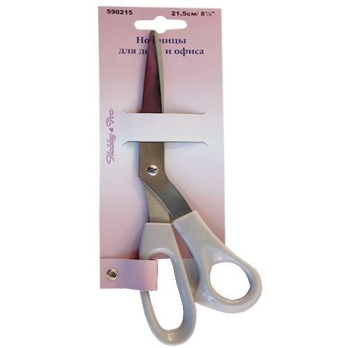 590215 Ножницы для дома и офиса 21.5 см/8 1/2" Hobby&Pro фото 1 — PalitraMastera