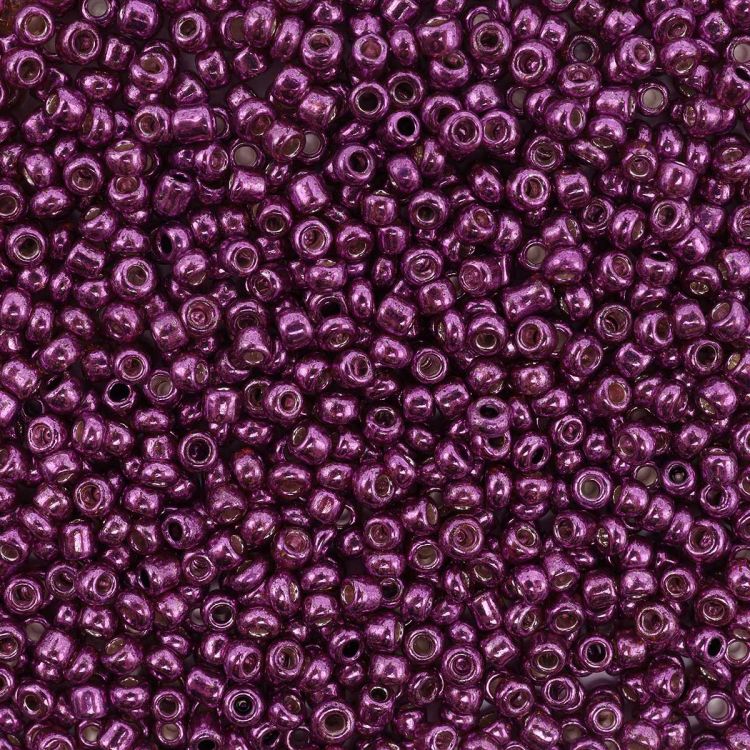 Бисер Astra&amp;Craft 11/0, 20г (1121 фиолетовый/глянцевое покрытие) — PalitraMastera