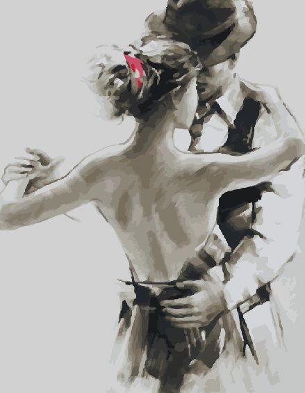 Картина по номерам GX 25761 Танец на двоих 40*50 Эксклюзив фото 1 &mdash; PalitraMastera