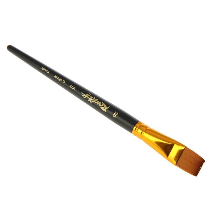 Синтетика пл.п/колонок ручка кор.черная №20 /Roubloff /1S25 ЖS2-20,05Ж — PalitraMastera