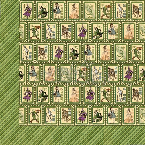 Бумага для скрапбукинга 30*30 см 170 гр/м Parcel Post 4500346 фото 1 &mdash; PalitraMastera