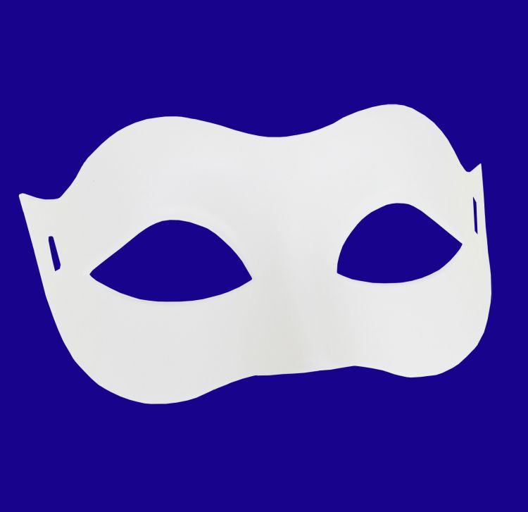 Tinta Viva Hobby Заготовка для росписи пластмассовая Маска малая &quot;Коломбина влюбленный&quot; — PalitraMastera