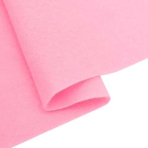 Фетр мягкий 1,5мм размер 30*30см, 180 г/кв.м, 100 % полиэстер, 1 шт (розовый 8114) фото 1 — PalitraMastera