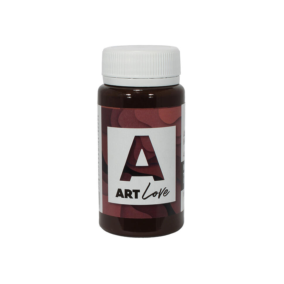 Акрил Art love художественно-оформительский Коричневый темный, 100мл. СП фото 1 &mdash; PalitraMastera