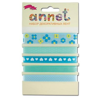 "Annet" Набор лент RCS 1 x 5 цв 009 голубой фото 1 — PalitraMastera