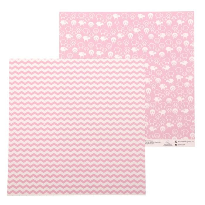 Бумага для скрапбукинга «Нежные сны», 30.5 ? 30.5 см, 180 г/м фото 1 &mdash; PalitraMastera