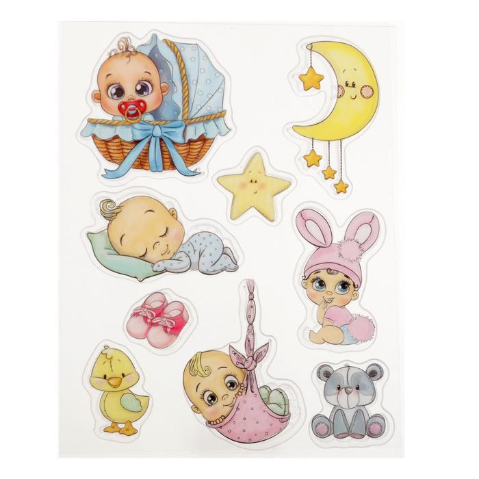 Набор штампов для раскрашивания "Кроха", 14 х18 см  1512200 фото 1 — PalitraMastera