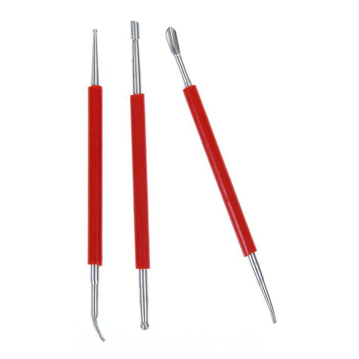 Набор инструментов для лепки, 3 предмета фото 1 &mdash; PalitraMastera