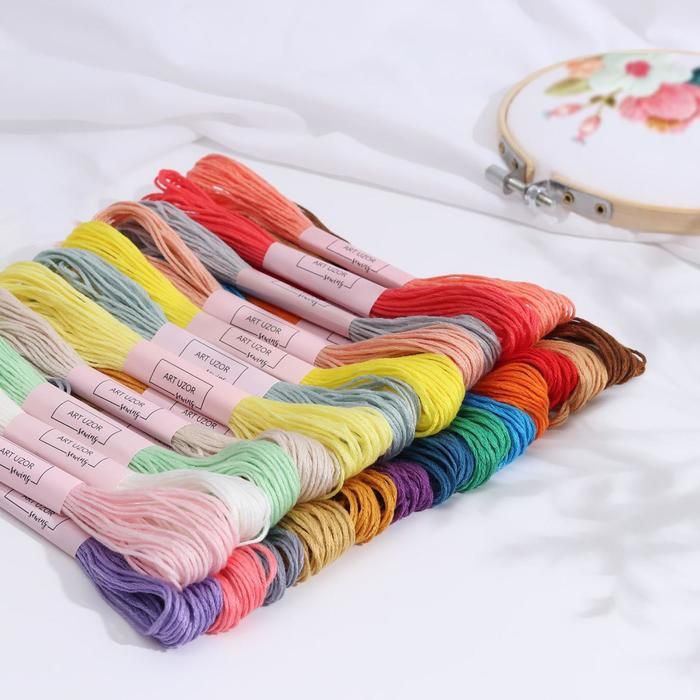Набор ниток мулине, №2 - №6, 8 ± 1 м, 24 шт — PalitraMastera