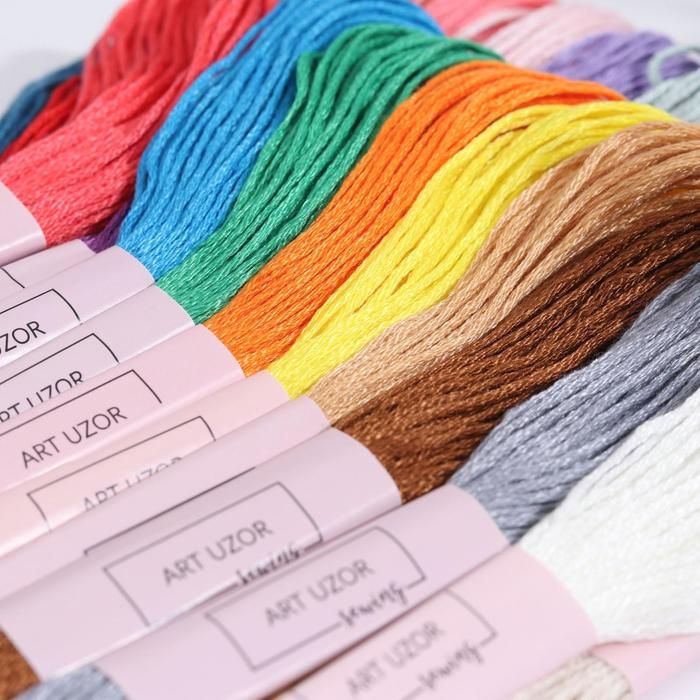 Набор ниток мулине, №2 - №6, 8 ± 1 м, 24 шт — PalitraMastera