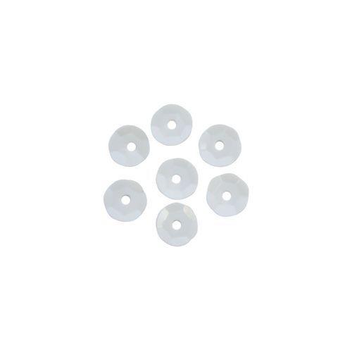 Пайетки граненые 6мм, " Астра" 10г (L010 белый матовый) фото 1 — PalitraMastera