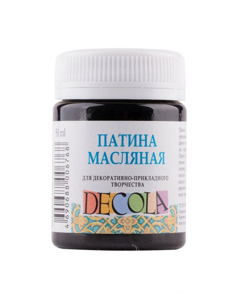 Черная патина масляная Декола, 50 мл фото 1 &mdash; PalitraMastera