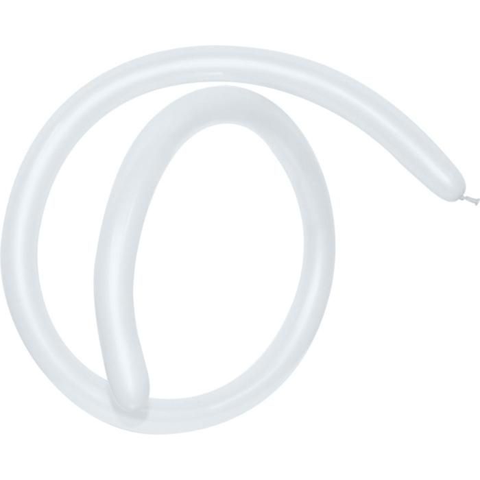 Шар для твистинга 260, стандарт, пастель, белый 1 шт — PalitraMastera