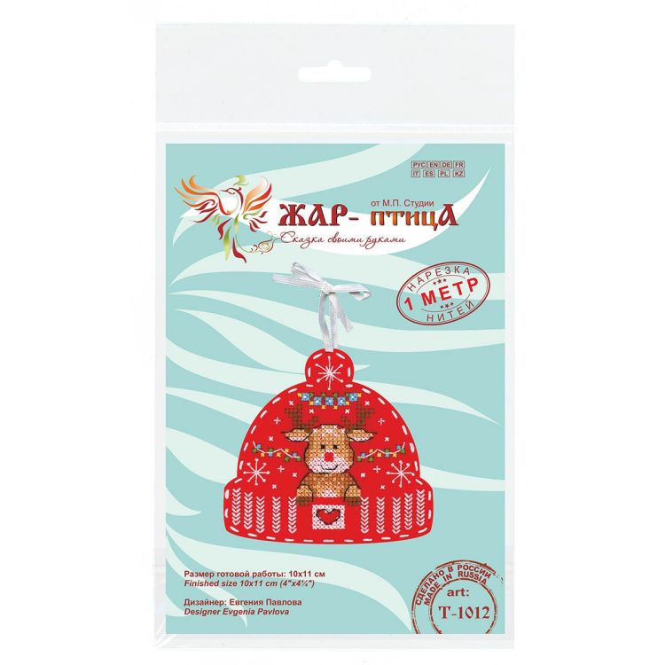 Т-1012 Набор для вышивания на перфорированном фетре МП Студия 'Северный привет' 10*11 см — PalitraMastera