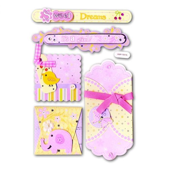 Fun Kingdom Наклейки ручной работы с блестками, 12,5 х 23,5 см — PalitraMastera