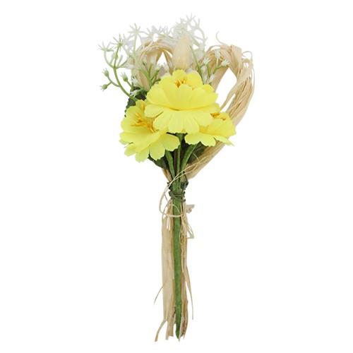SM16-276 Декоративный букетик, желтый 15*7см Астра — PalitraMastera