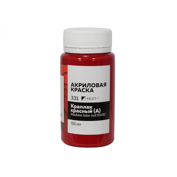 Акрил Art love художественно-оформительский Краплак красный (имитация), 100мл. СП — PalitraMastera