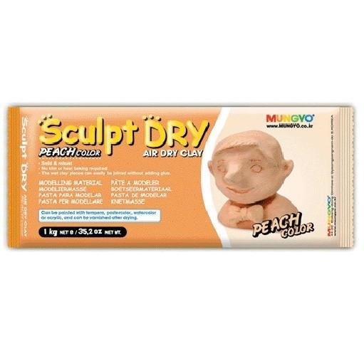 Глина для моделирования 1000 г персиковая Sculpt Dry, MUNGYO--- фото 1 — PalitraMastera