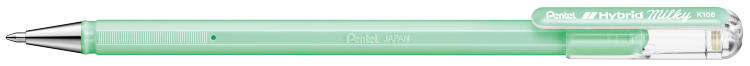 Гелевая ручка Hybrid Milky, пастельный салатовый стержень, 0.8 мм--- — PalitraMastera
