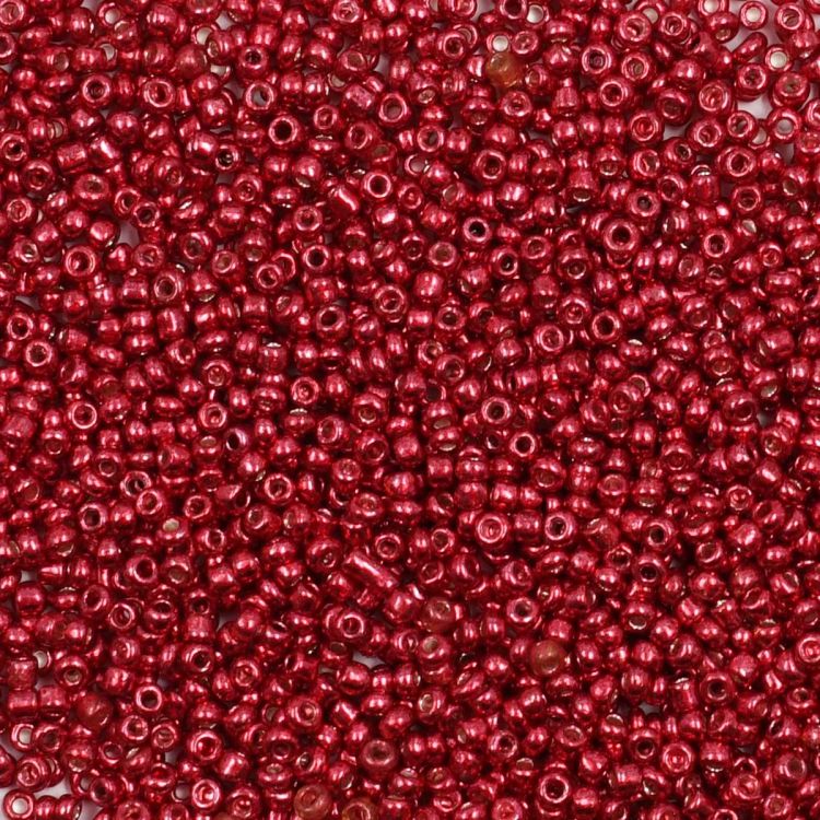 Бисер Astra&amp;Craft 11/0, 20г (1117 красный/глянцевое покрытие) — PalitraMastera
