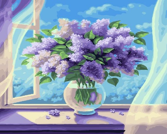 Картина по номерам GX 26005 Букет сирени 40*50 фото 1 &mdash; PalitraMastera