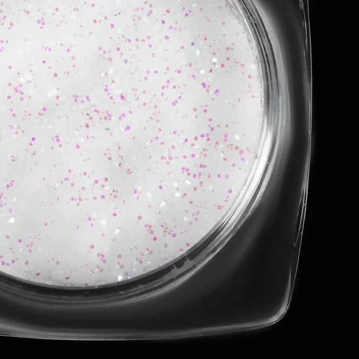 Блёстки для декора, мелкие, голография, цвет белый — PalitraMastera