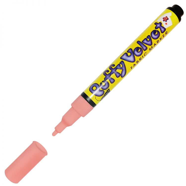 Маркер для ткани с эффектом бархата, 2-3 мм корал. MAR1022/35 /Marvy — PalitraMastera