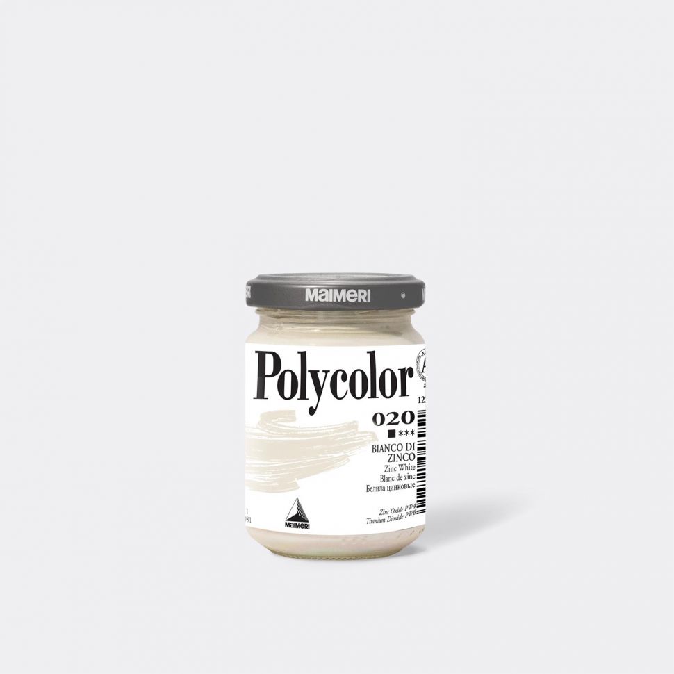 Краска акриловая Поликолор белила цинковые б.140мл фото 1 &mdash; PalitraMastera