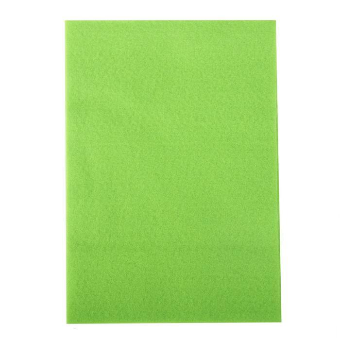 Фетр &quot;Soft&quot; 2мм, 21*29,7 см  лайм FLT-S2-08  2739878 — PalitraMastera