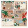 Бумага для скрапбукинга «Новогодняя почта», 30,5 х 30,5 см фото 2 &mdash; PalitraMastera