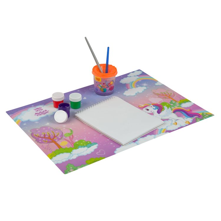 Клеенка для уроков труда Мульти-Пульти &quot;Единорог&quot;, 35*50см, ПВХ — PalitraMastera